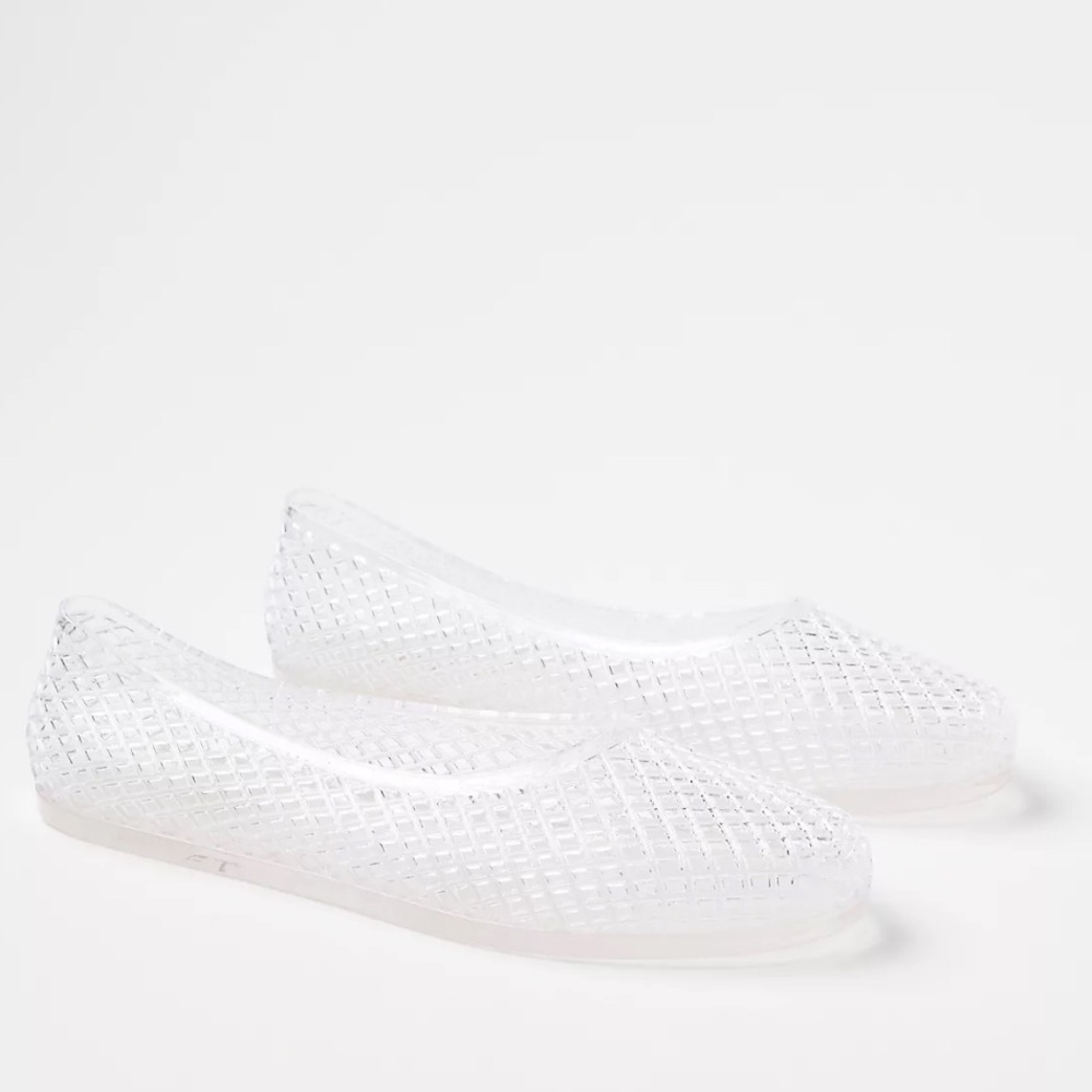 LOFT Clear Mesh Ballet Flats